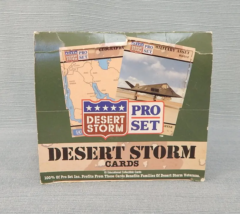 1991 Desert Storm Pro Set Sports Trading Cards – Over 200 Military-Themed Cards 1