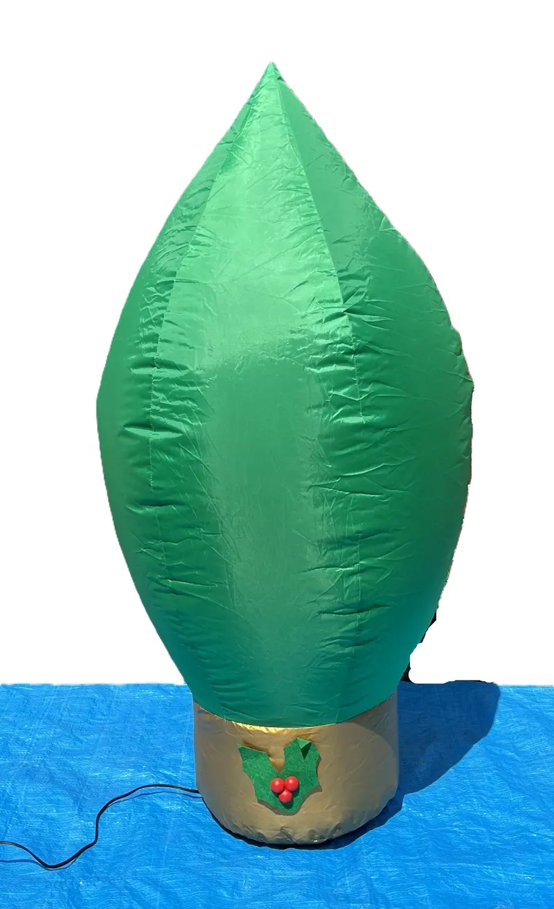 3.5-Foot Green Inflatable Tree Bulb – Vibrant Holiday Accent 1