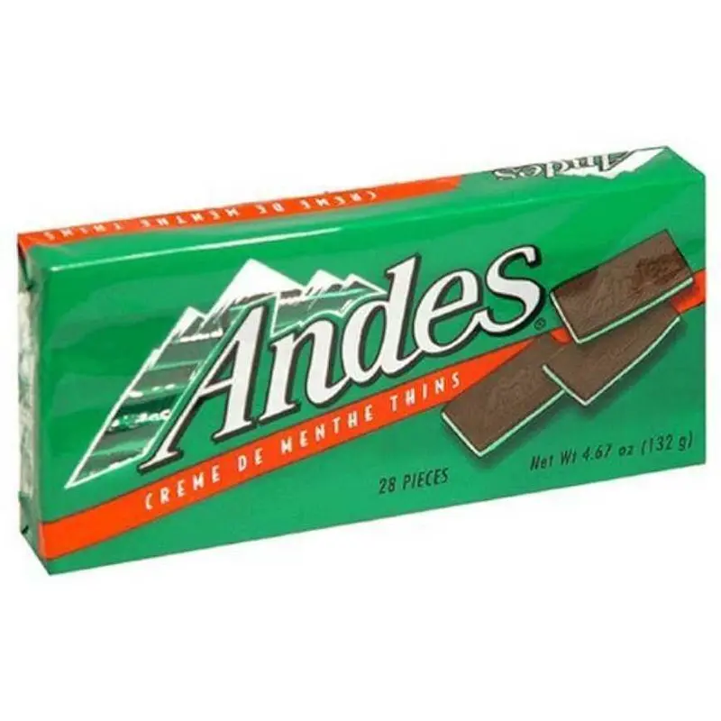 Andes Creme De Menthe Thins – 28-Piece Mint Chocolate Candy Box (4.67 Oz) 1