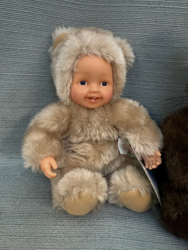 Anne Geddes Bean-Filled Infant Figurines – Bear And Squirrel Pair 1