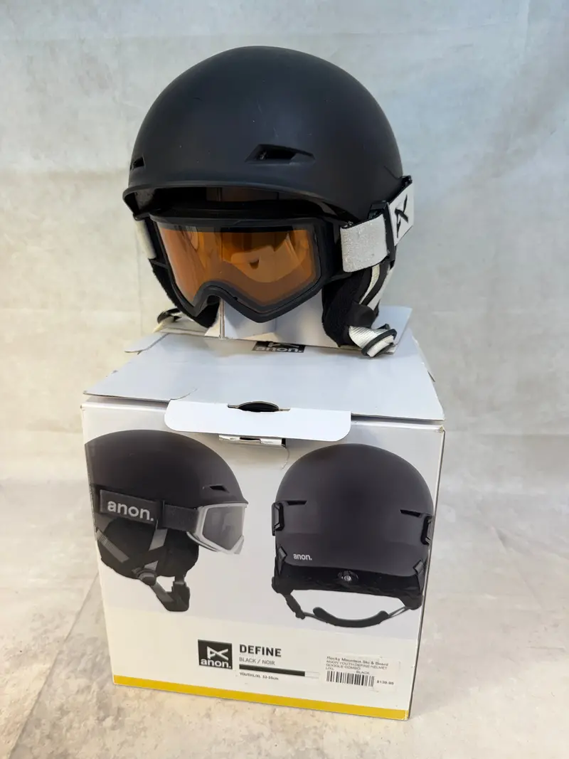 Anon Rocky Mountain Youth Ski Helmet With Integrated Goggles – Size L/Xl 1