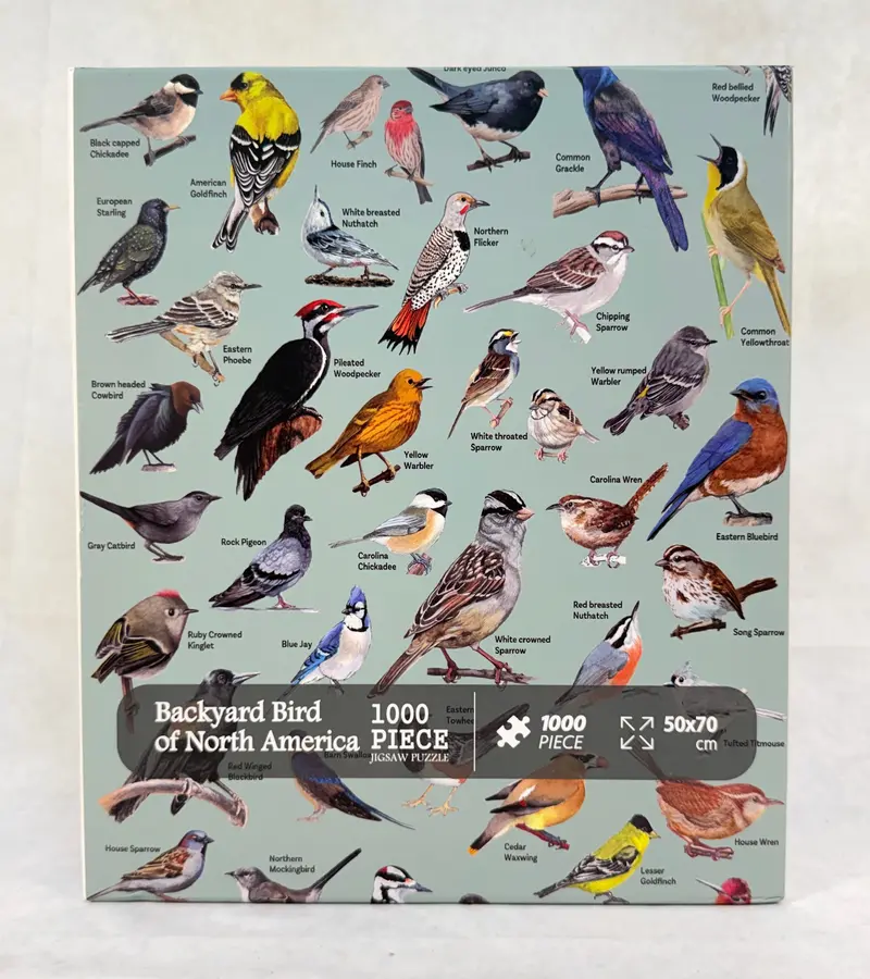 Backyard Birds Of North America Jigsaw Puzzle – 1000-Piece, Fully Assembled Verified 1