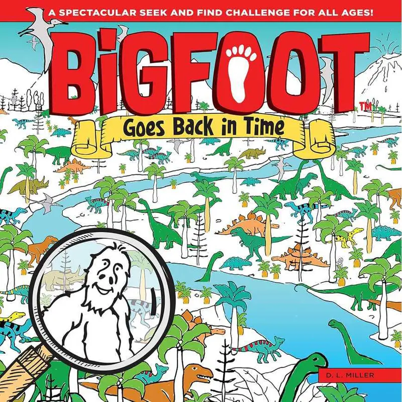 Bigfoot-Themed Seek-And-Find Picture Book For Kids 1