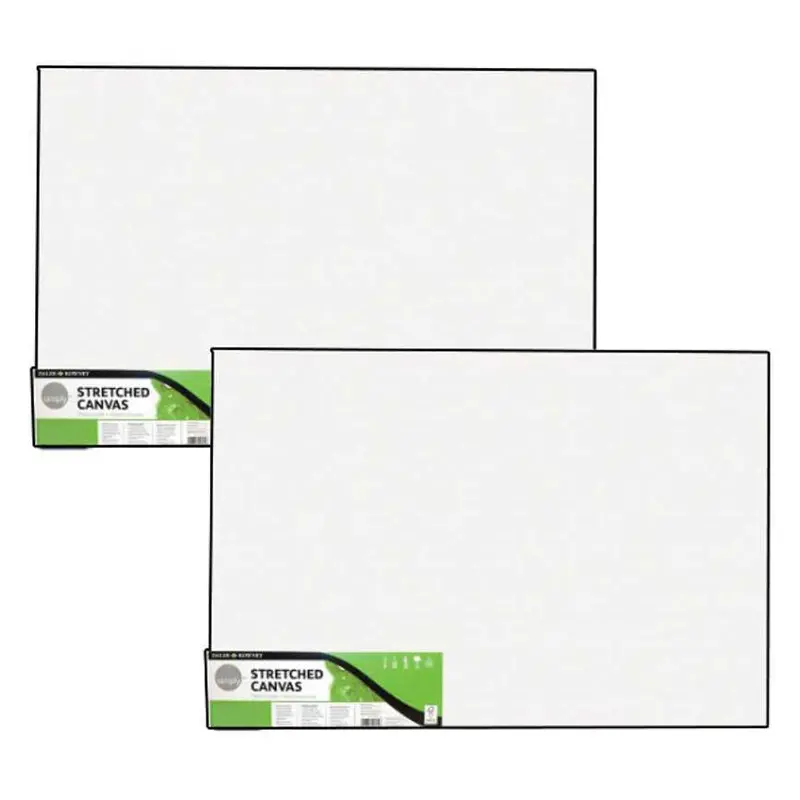 Daler Rowney Stretched Canvas – 2-Pack, 11 X 14 Inches 1