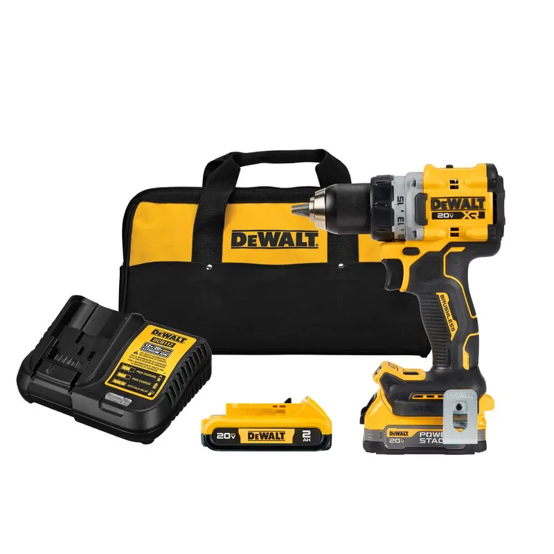 Dewalt Dcd800D1E1 20V Max Xr Brushless 1/2" Cordless Drill And Driver Kit 1