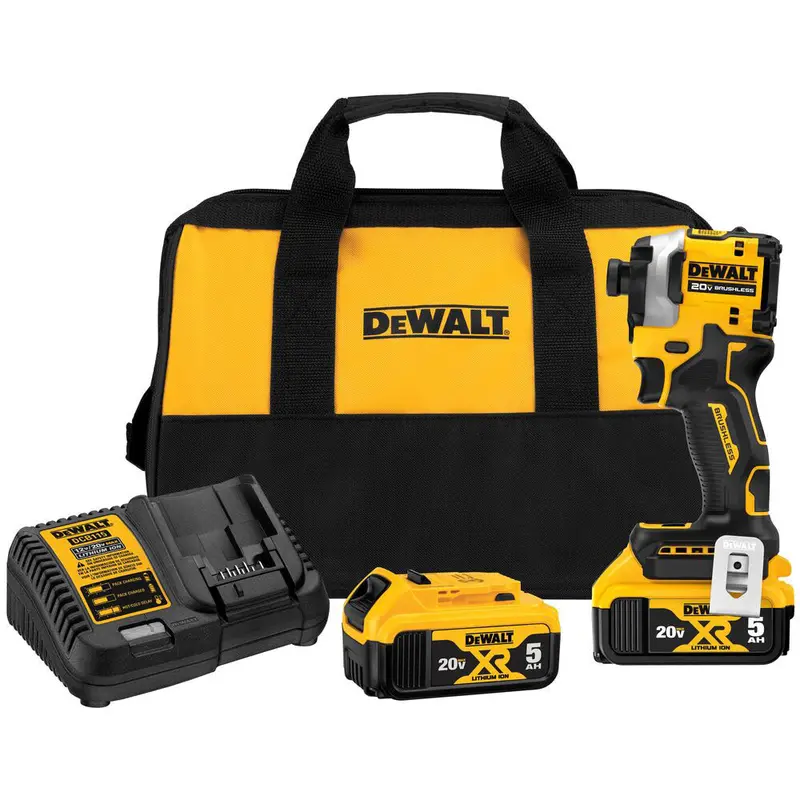 Dewalt Dcf850P2 20V Max 1/4-Inch Atomic Brushless Impact Driver Kit 1