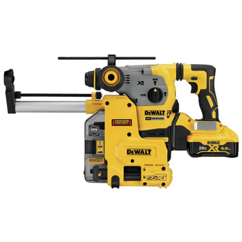 Dewalt Dch293R2Dh 20V Sds-Plus Rotary Hammer With Dust Extraction – 1-1/8" Capacity 1