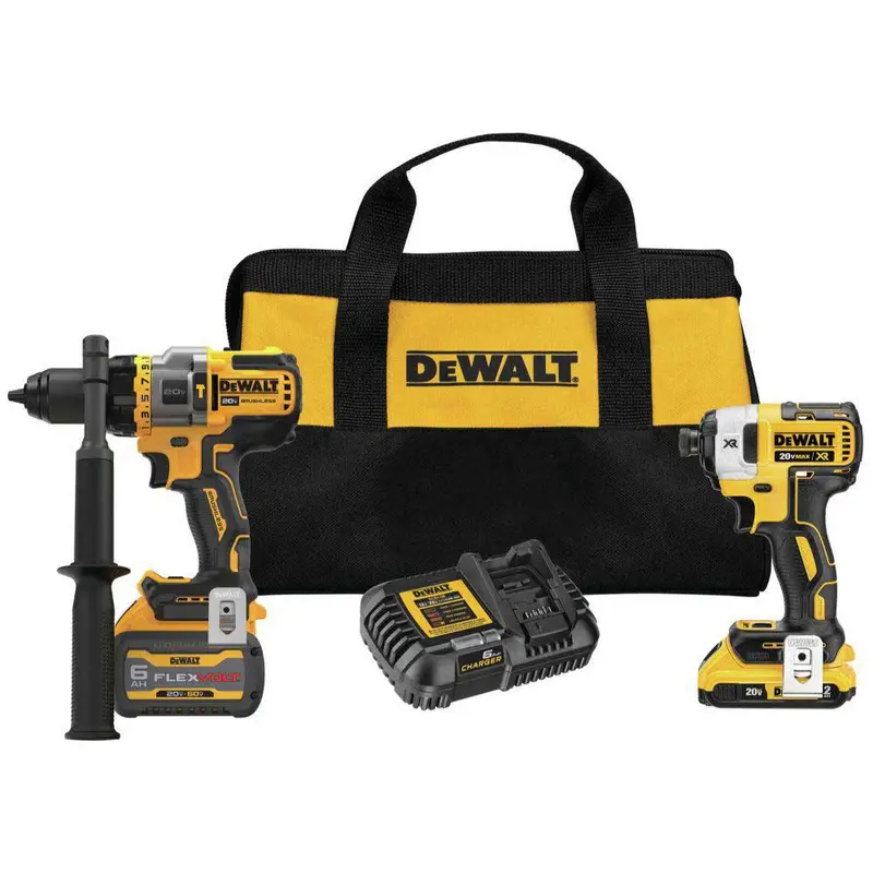 Dewalt Dck2100D1T1 20V Max 2-Tool Cordless Combo Kit With Flexvolt Advantage 1