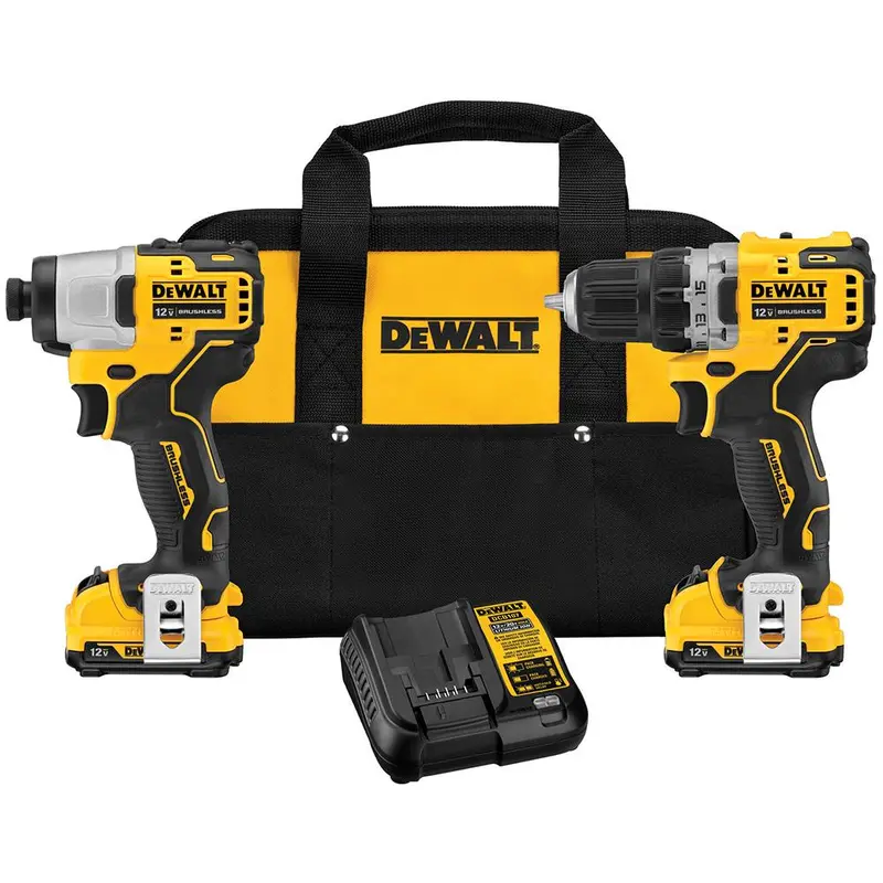 Dewalt Dck221F2 12V Max Xtreme Brushless Drill & Impact Driver Combo Kit 1