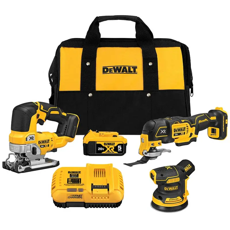 Dewalt Dck300P1 20V Max Xr 3-Tool Industrial Woodworking Combo Kit 1
