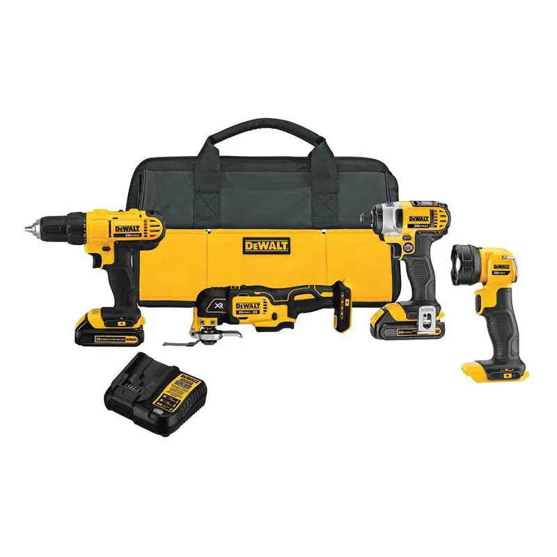 Dewalt Dck444C2 20V Max 4-Tool Cordless Combo Kit With Carry Bag 1