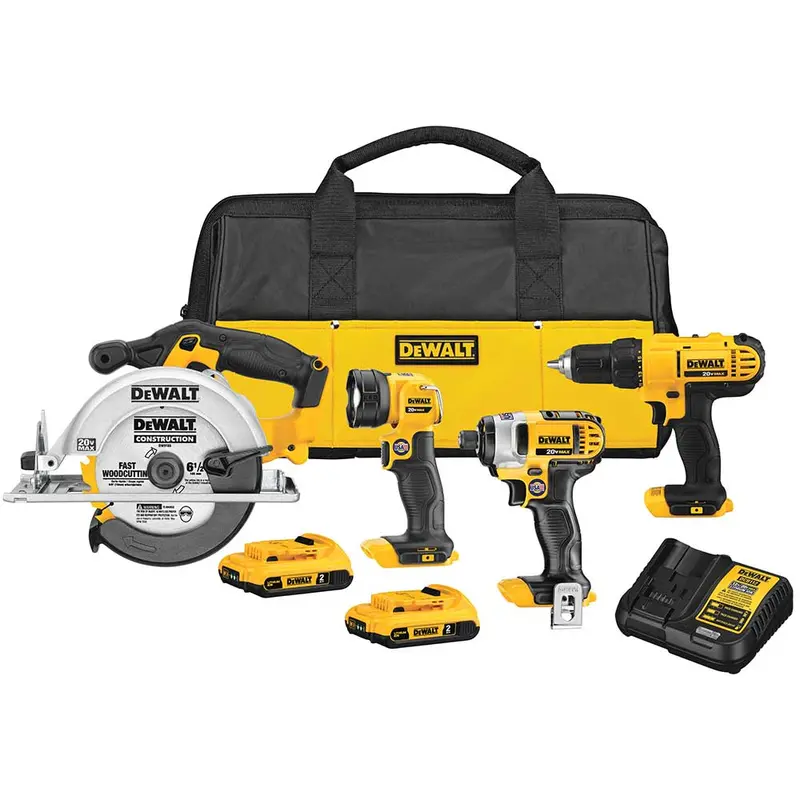 Dewalt Dck466D2 20V Max 4-Tool Cordless Power Tool Combo Kit 1