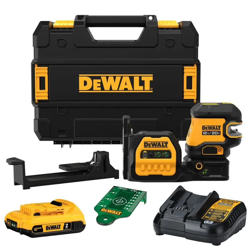 Dewalt Dcle34520G 20V Max 5-Line Green Laser Level Kit With Battery Included 1