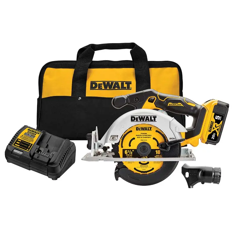 Dewalt Dcs565P1 20V Max 6-1/2" Brushless Circular Saw Kit 1