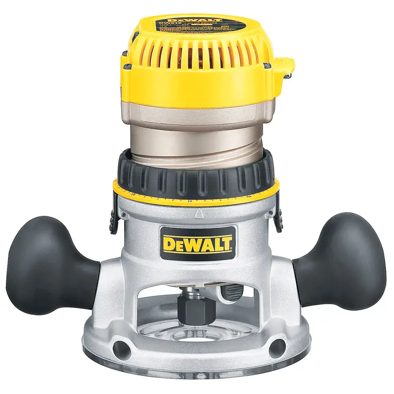 Dewalt Dw618 Fixed-Base Woodworking Router — 2-1/4 Hp Evs Motor With Soft-Start Technology 1