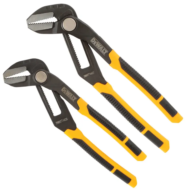 Dewalt Dwht74428 8" & 10" Non-Pinching Push-Lock Straight-Jaw Pliers 1