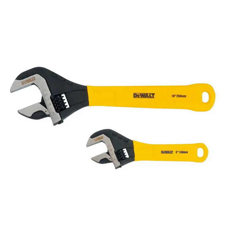 Dewalt Dwht75497 Adjustable Dip-Grip Wrench Set – 2-Piece 1