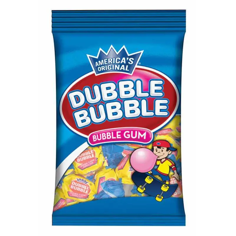 Dubble Bubble Original Bubble Gum – 4.5 Oz Assorted Flavor Pack 1