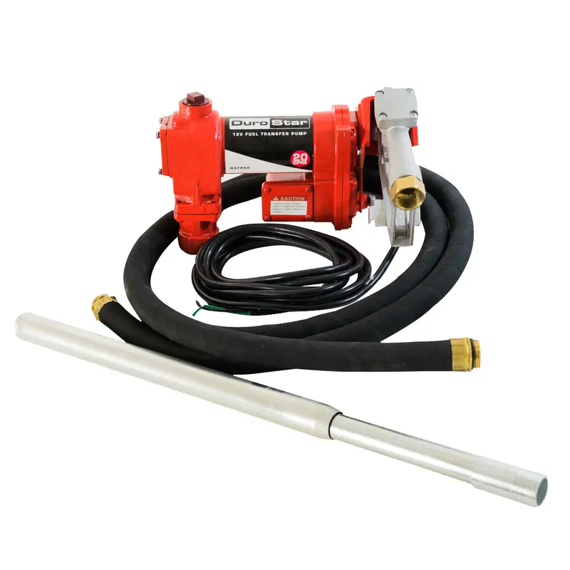 Durostar Dstp20 12V Cast-Iron Fuel Transfer Pump — 20 Gpm Ball-Bearing Design 1