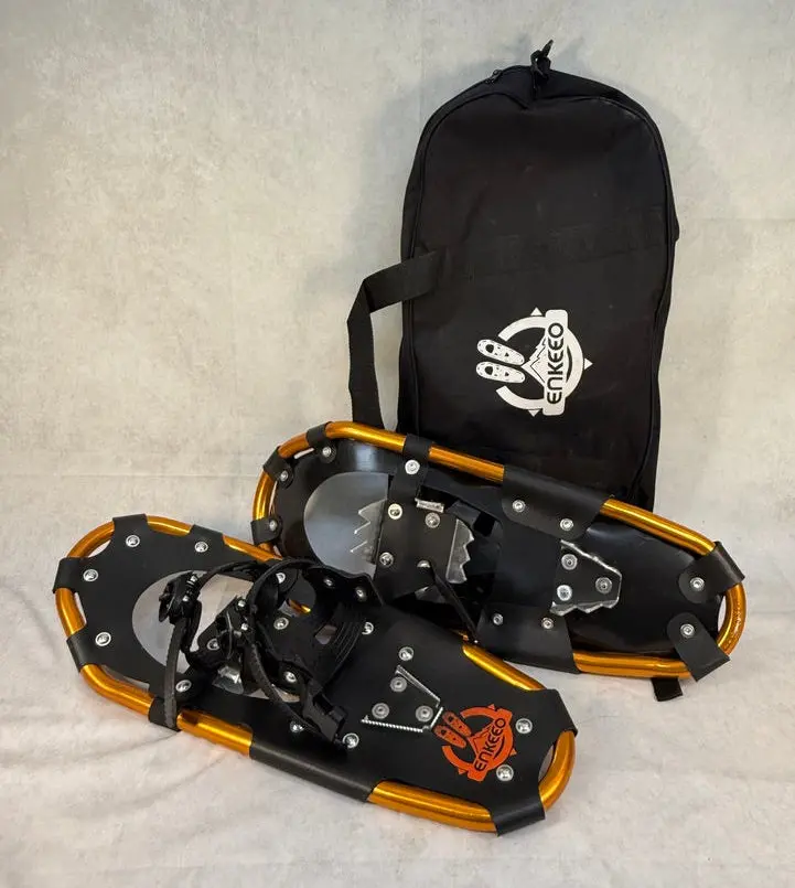 Enkeeo All-Terrain Snowshoes – 21-Inch, 10 Lb. Load Capacity, Lightweight Design 1