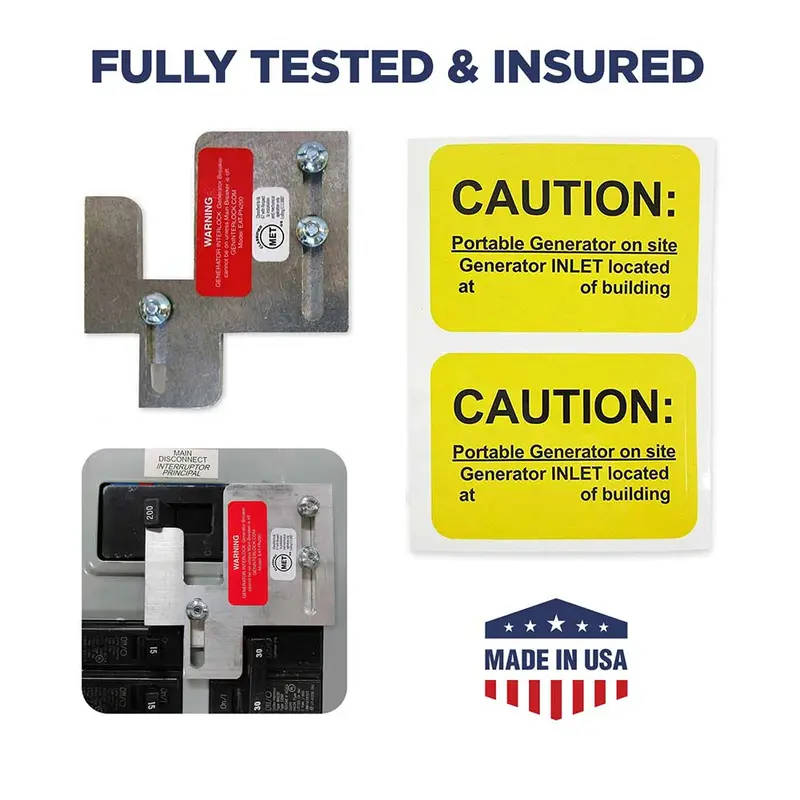 Geninterlock Eat-Pn200 Interlock Kit For Eaton Cutler-Hammer Br-Series 150A/200A Panels 1