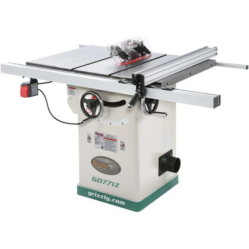 Grizzly G0771Z 10″ Hybrid Table Saw – 2 Hp, 120V With T-Shaped Fence & Cabinet Design 1