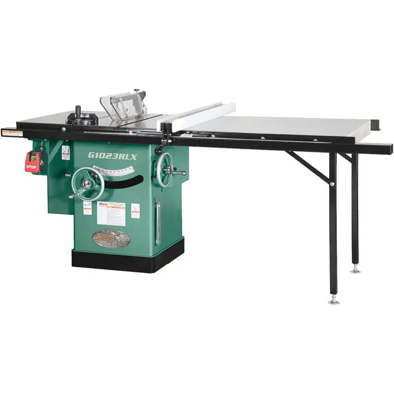 Grizzly G1023Rlx 10″ Left-Tilting Cabinet Table Saw – 3 Hp, 240V With Extension Table 1