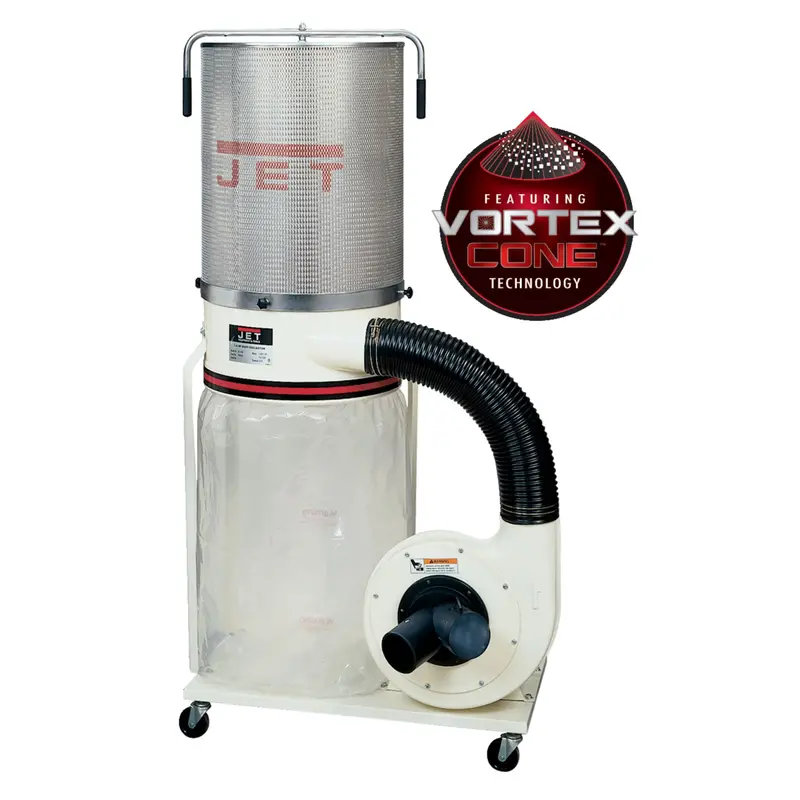 Jet Dc-1200Vx-Ck1 Heavy-Duty Dust Collector – 2Hp, 230V With 2-Micron Canister Filter Kit 1