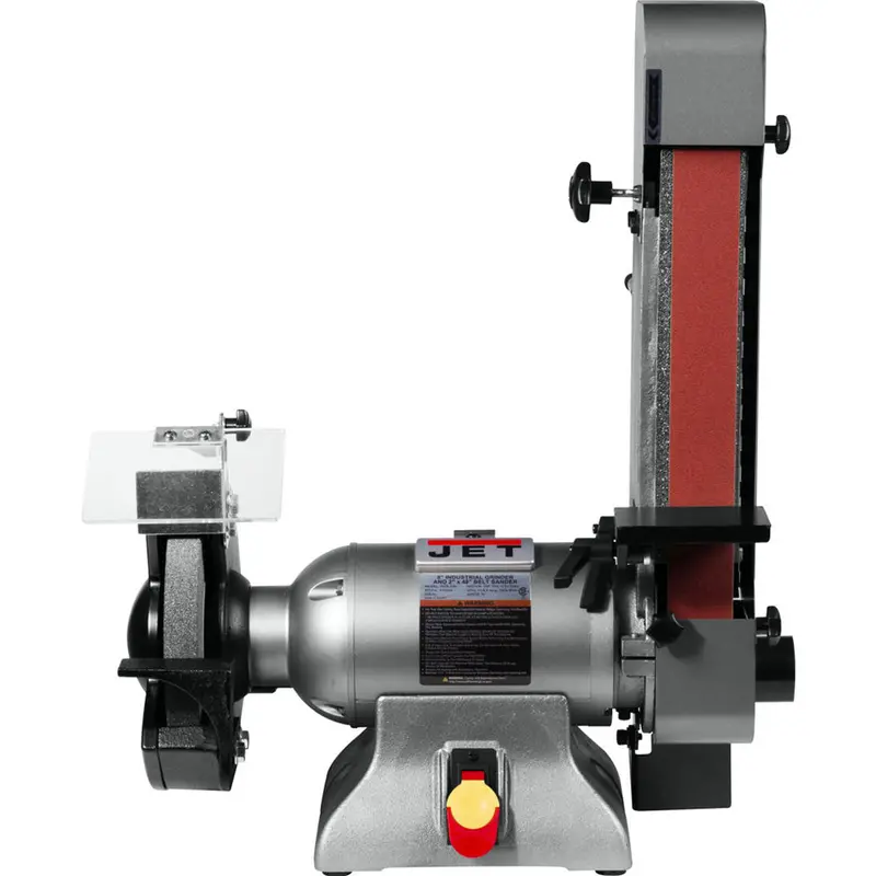Jet Ibgb-248 8-Inch Dual-Voltage Industrial Belt Grinder Featuring 2X48-Inch Sanding Belt 1