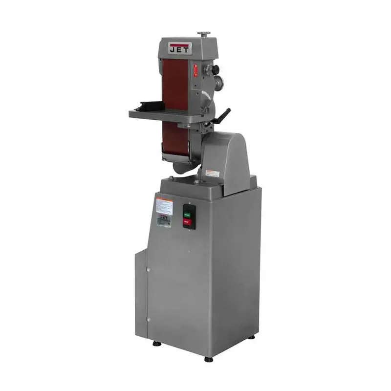 Jet J-4300A 1.5-Hp 6" X 48" Industrial Belt Finishing Machine – Dual Voltage (115/230V) 1
