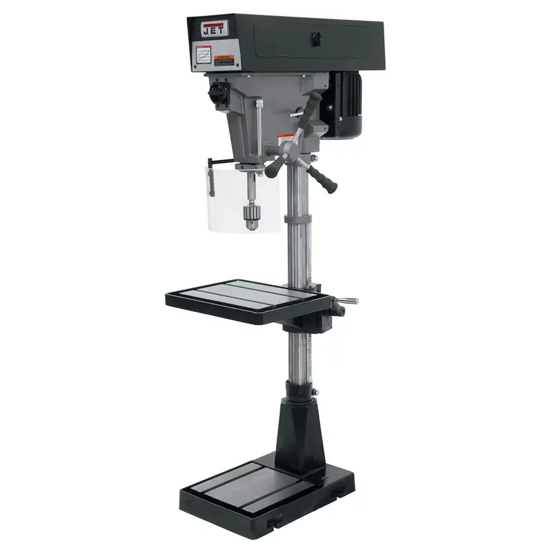 Jet J-A3816 6-Speed Floor Drill Press – 1Hp, 115/230V, 15" Heavy-Duty Mechanical Gearbox 1