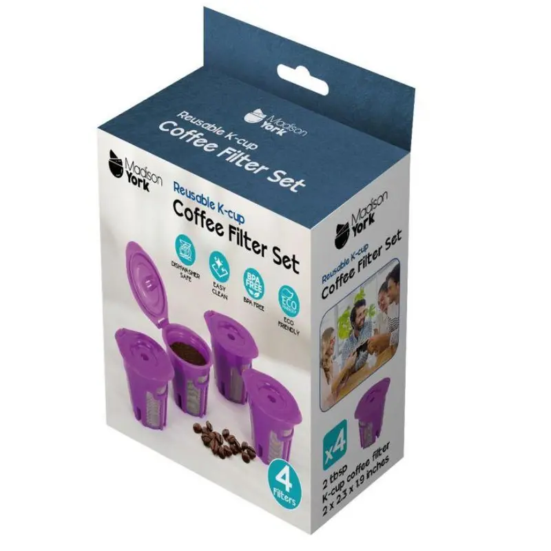 Madison York Reusable K-Cup Coffee Filters – As Seen On Tv Set Of 3 1