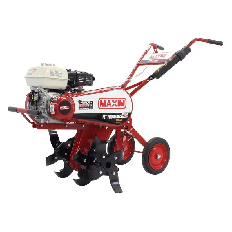 Maxim Rmt55H.Max Heavy-Duty Commercial Tiller Powered By Honda Gx160 1