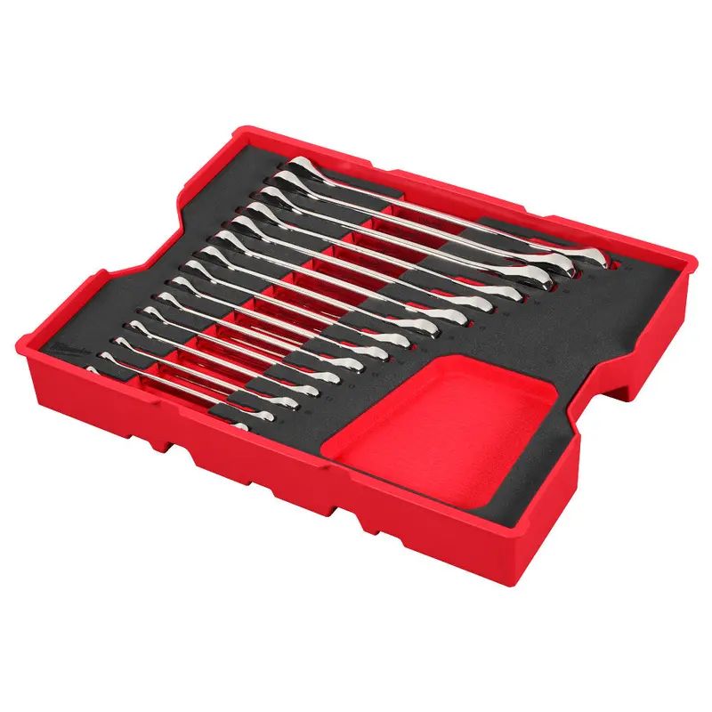 Milwaukee 15-Piece Metric Ratcheting Wrench Set In Packout Tray 1