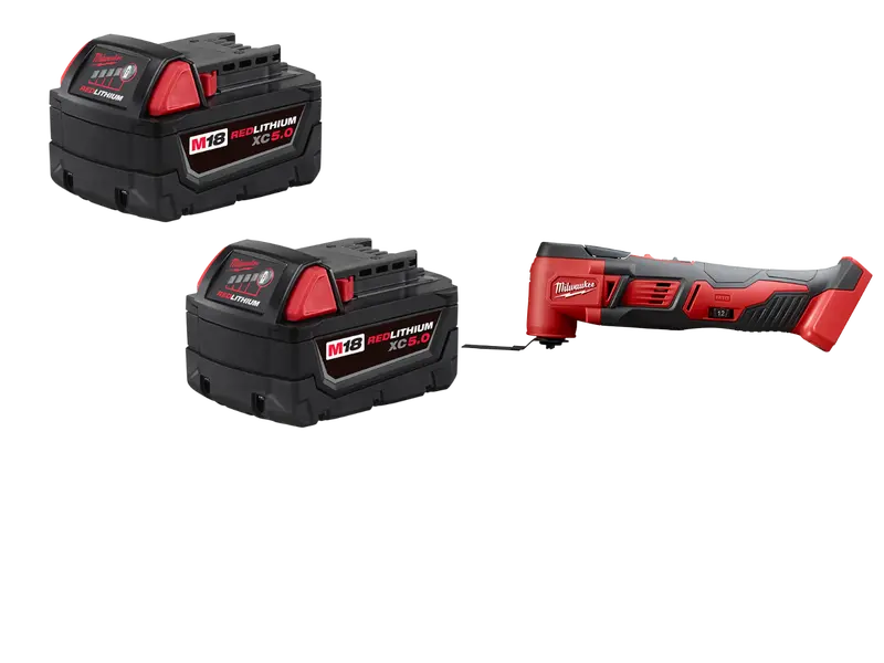 Milwaukee 2626-20Bt5 M18 Multi-Tool With Xc5.0 Extended-Capacity Battery (2-Pack) 1