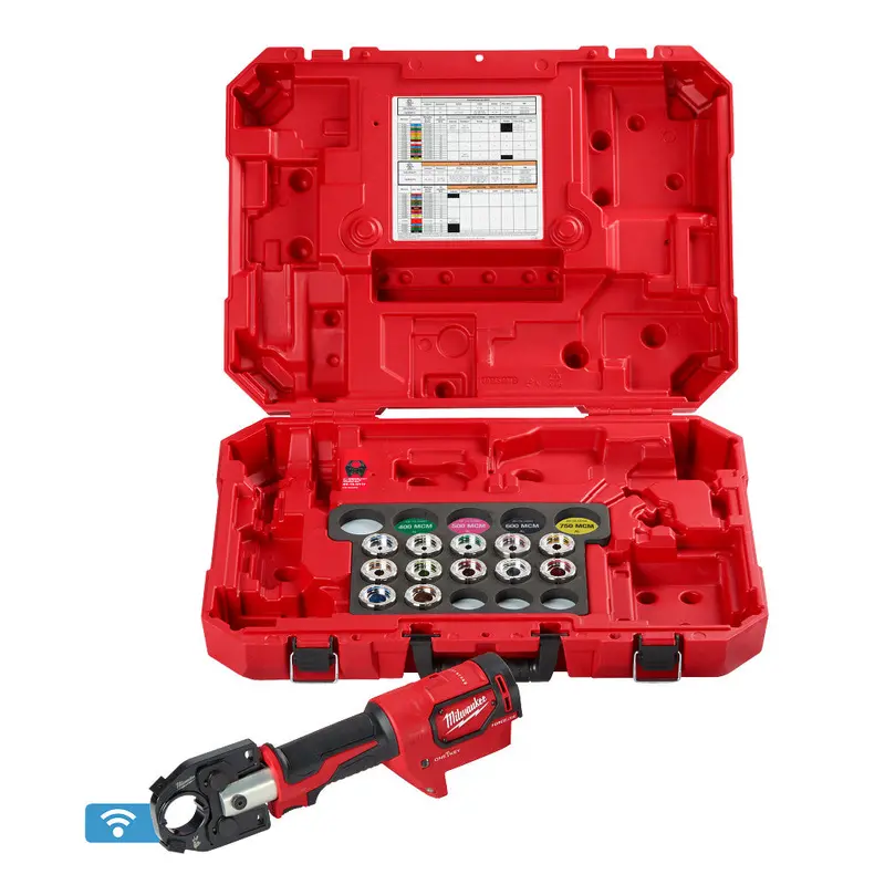 Milwaukee 2679-350Al M18 Force Logic 600 Mcm Cordless Crimper Kit – Includes Battery And Charger 1