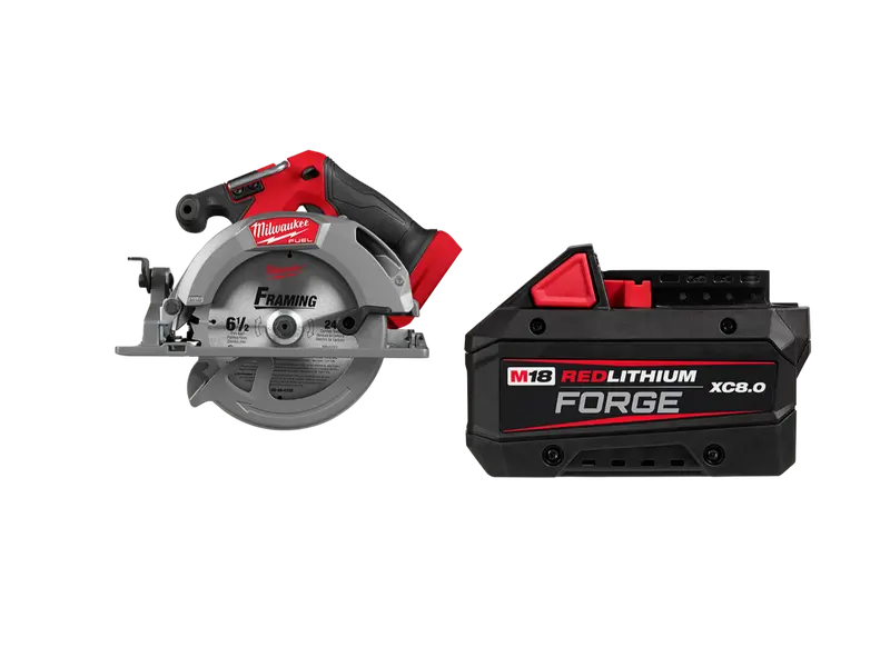 Milwaukee 2833-20X8 M18 Fuel 18V 6-1/2" Cordless Circular Saw With 8.0Ah Battery 1