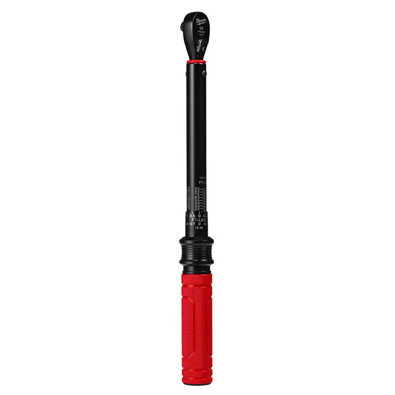 Milwaukee 3/8" Drive Click Torque Wrench: 20–100 Ft-Lbs – Model 48-22-9202 1