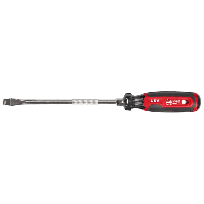 Milwaukee 3/8" Slotted Screwdriver – 8" Cushion-Grip Handle, Made In Usa 1
