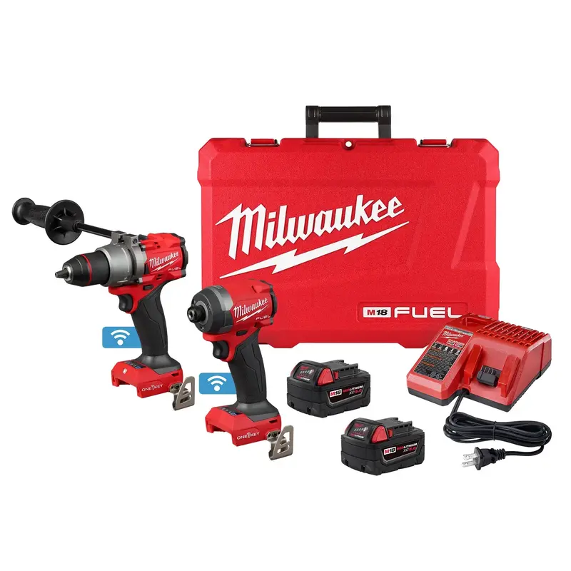 Milwaukee 3696-22 M18 Fuel 18V Two-Tool Cordless Combo Kit With One-Key™ 1