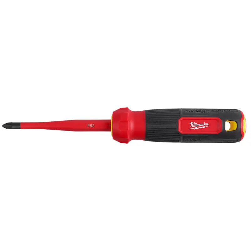 Milwaukee 48-22-2218 Insulated 8-In-1 Slim-Tip Screwdriver Set – 1000V Rated For Electricians 1