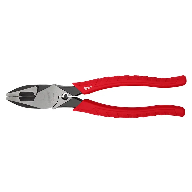 Milwaukee 9-Inch High-Leverage Lineman’S Pliers With Iron Carbide Cutting Edges (Model 48-22-6100) 1