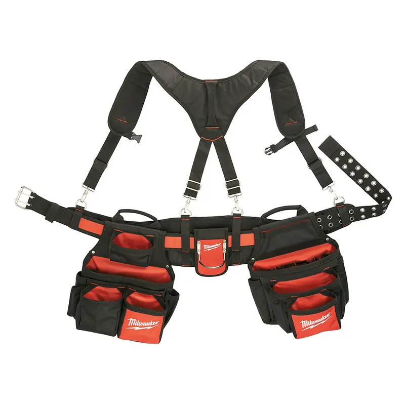 Milwaukee Adjustable 30–53-Inch Contractor Work Belt With 24-Pocket Suspension Rig (Model 48-22-8120) 1
