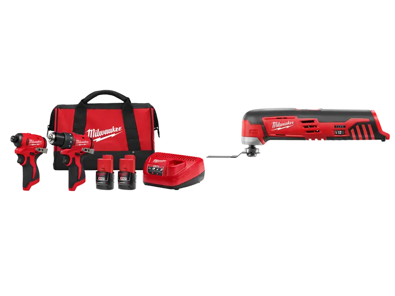 Milwaukee M12 12V 2-Tool Cordless Combo Kit Featuring Multi-Tool 1
