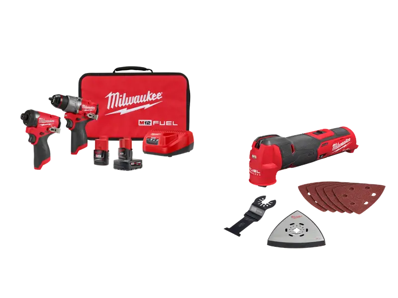 Milwaukee M12 Fuel 12V Two-Tool Combo: Multi-Tool + Driver (3497-22Mt) 1
