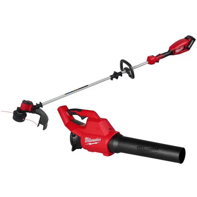 Milwaukee M18 Brushless String Trimmer & Blower Combo Kit (2828-21Eb) 1