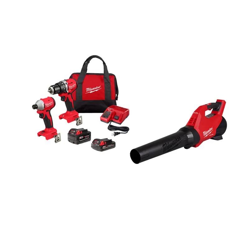 Milwaukee M18 Compact Brushless 2-Tool Combo Kit With Blower 1