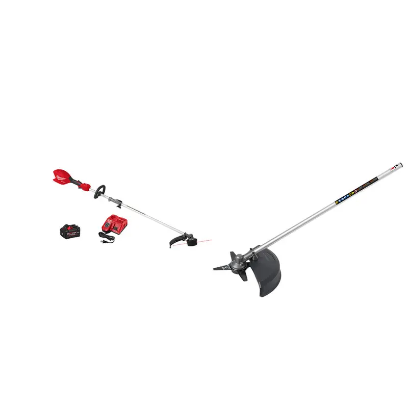 Milwaukee M18 Cordless String Trimmer With Brush Cutter Attachment 1