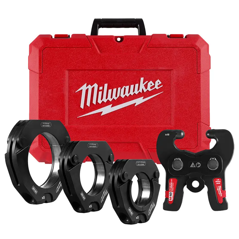 Milwaukee M18 Force Logic Cts-V Pivoting Press Ring Kit: 2-1/2"–4" (49-16-2690X) 1