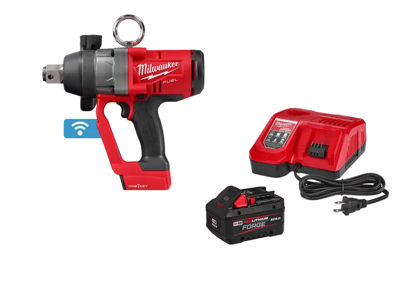 Milwaukee M18 Fuel 1" High-Torque Impact Wrench Kit – 8Ah Starter Bundle (2867-20X8Sk) 1